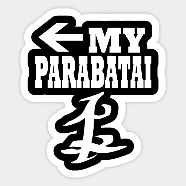 My Parabatai (left arrow) Sticker by alexbookpages